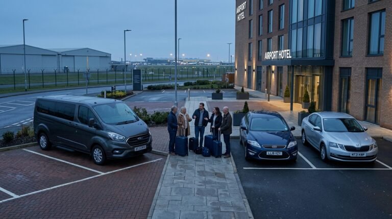 One Minibus or Several Taxis? Comparing Group Airport Transfers